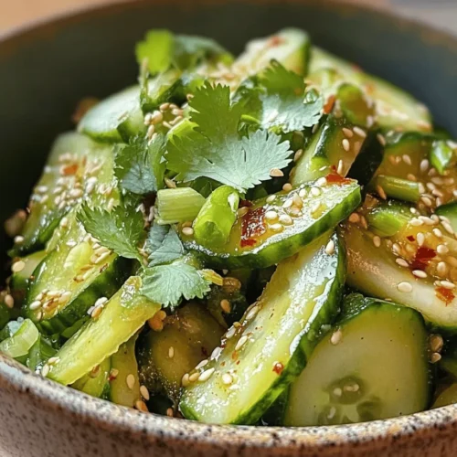 When it comes to salads, few dishes can rival the invigorating crunch of a well-prepared Asian cucumber salad. This delightful dish is not just a side; it's a celebration of flavor, texture, and cultural heritage. The Crunchy Asian Cucumber Salad is a perfect example of how simple ingredients can come together to create something extraordinary. With its fresh, crisp cucumbers paired with a tangy dressing, this salad is both refreshing and healthful, making it an ideal addition to any meal.