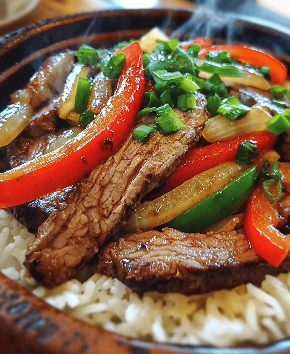 In the world of quick and delicious meals, few dishes can rival the vibrant flavors of Sizzling Pepper Steak with Onions. This mouthwatering stir-fry combines tender flank steak with fresh bell peppers, onions, and a savory sauce, making it a perfect choice for busy weeknights or special gatherings. The dish not only pleases the palate but also captures the essence of culinary cultures that emphasize bold flavors and quick cooking methods. Originating from Chinese cuisine, this recipe has gained popularity worldwide, adapting to various taste preferences while maintaining its core appeal. In this article, we will explore the ingredients, preparation techniques, and cultural significance of this beloved recipe, ensuring that you can recreate it in your kitchen with confidence.