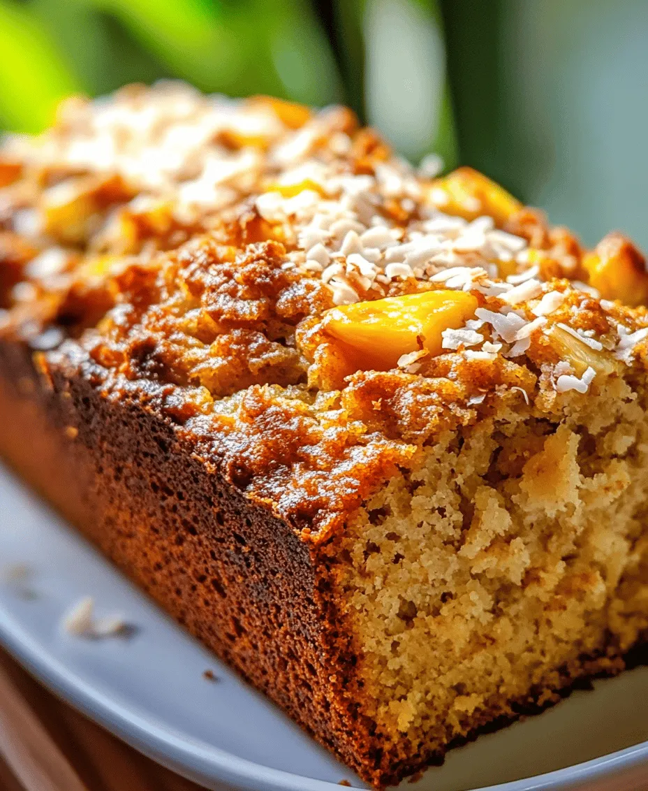 Imagine a slice of warm, moist banana bread infused with the vibrant flavors of the tropics. This is exactly what you get with our Hawaiian Banana Bread featuring pineapple and coconut. Inspired by the lush, tropical landscapes of Hawaii, this recipe celebrates the sweet and tangy notes of fresh fruits, delivering a delightful treat that transports your taste buds straight to a sun-soaked beach.