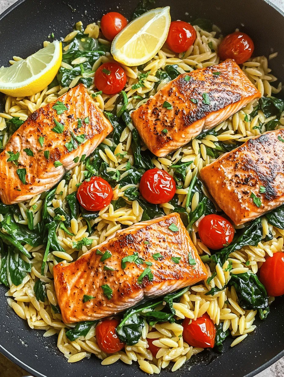 In today's fast-paced world, the popularity of one-skillet meals has surged, offering home cooks a convenient solution to prepare delicious dinners without the hassle of extensive cleanup. These dishes not only save time but also allow for a harmonious blending of flavors, making them a go-to choice for busy weeknight dinners. One such delightful recipe is One Skillet Salmon with Lemon Orzo, a dish that brings together the rich flavors of salmon and the light, citrusy notes of lemon-infused orzo.