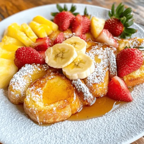 Imagine waking up to the sweet aroma of freshly made French toast, the kind that takes your taste buds on a mini-vacation to the tropical shores of Hawaii. Aloha Hawaiian Roll French Toast is not just a breakfast dish; it's an experience, a delightful blend of flavors and textures that transforms a classic recipe into something extraordinary. Utilizing soft, fluffy Hawaiian rolls, this dish elevates the traditional French toast into a sweet and indulgent treat that’s perfect for brunch or a leisurely breakfast.