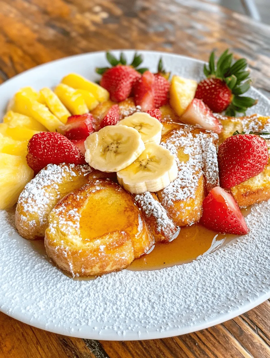Imagine waking up to the sweet aroma of freshly made French toast, the kind that takes your taste buds on a mini-vacation to the tropical shores of Hawaii. Aloha Hawaiian Roll French Toast is not just a breakfast dish; it's an experience, a delightful blend of flavors and textures that transforms a classic recipe into something extraordinary. Utilizing soft, fluffy Hawaiian rolls, this dish elevates the traditional French toast into a sweet and indulgent treat that’s perfect for brunch or a leisurely breakfast.