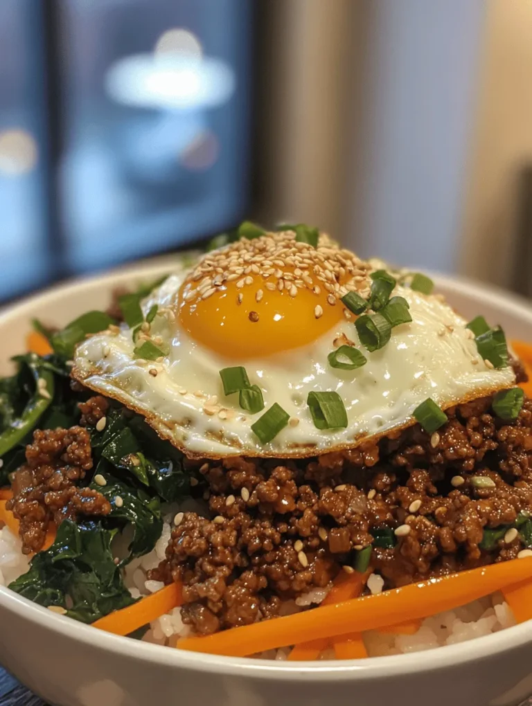 Delving into the components of the Savory Korean Ground Beef Bowl reveals a variety of flavors and textures that make this dish special. Each ingredient plays a crucial role in creating the final masterpiece, from the protein base to the aromatic seasonings.