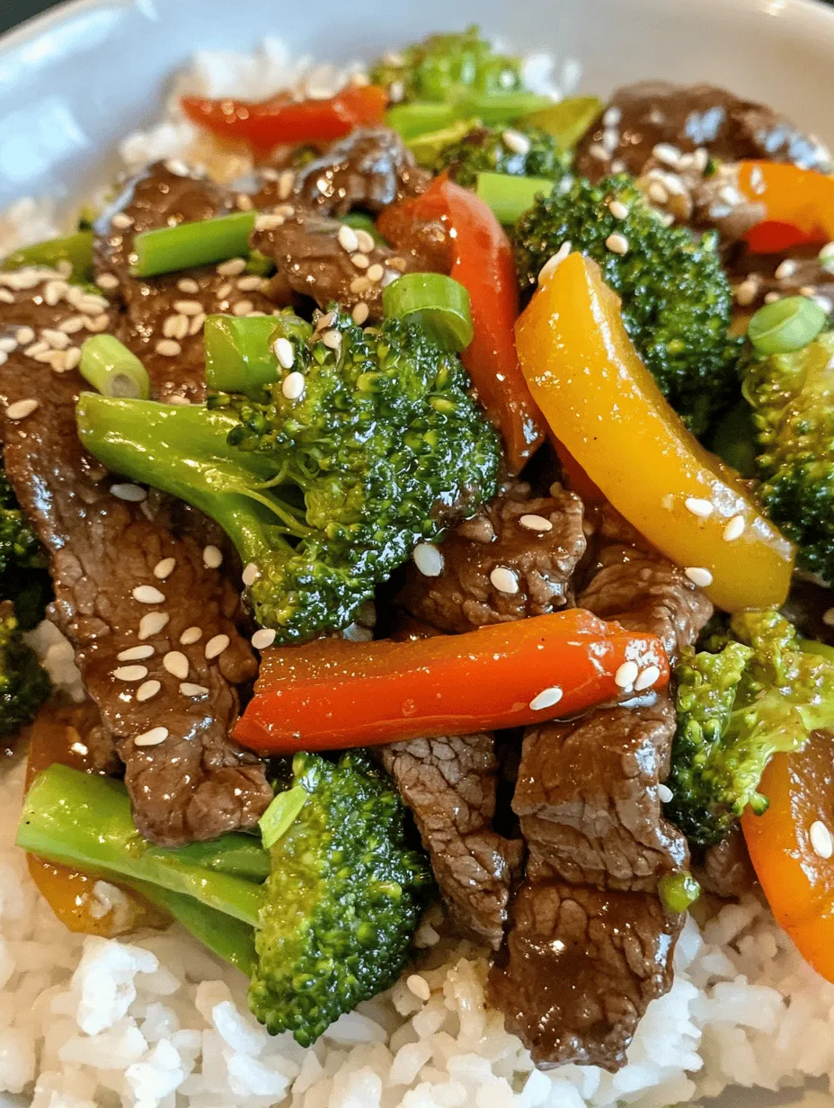 To achieve the perfect Savory Beef & Broccoli Delight, it's crucial to understand the role of each ingredient in the dish. From the choice of beef to the sauces that create depth of flavor, each element contributes to the overall appeal.