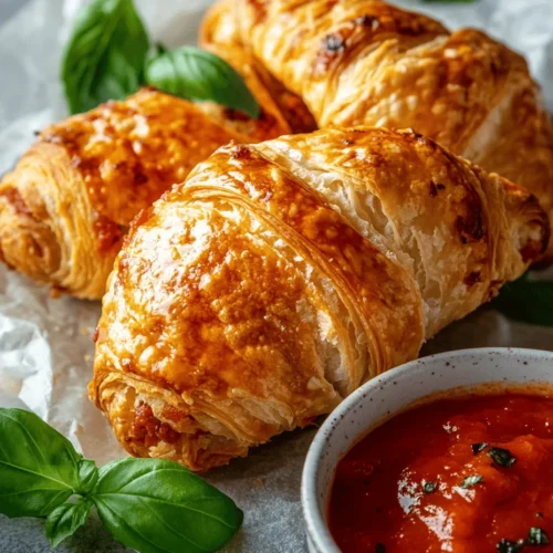 Croissant rolls are a beloved pastry item that combine the flaky, buttery goodness of traditional croissants with the versatility of various fillings, making them a popular choice for both sweet and savory dishes. Their light texture and delectable taste have earned them a special place in kitchens around the world. Among the myriad of creative croissant roll recipes, Mozzarella Pepperoni Croissant Rolls stand out as a delightful option that appeals to pizza lovers and snack enthusiasts alike.