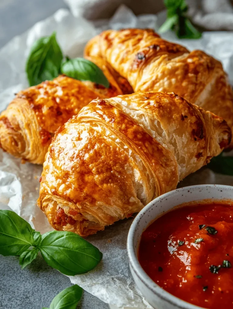 Croissant rolls are a beloved pastry item that combine the flaky, buttery goodness of traditional croissants with the versatility of various fillings, making them a popular choice for both sweet and savory dishes. Their light texture and delectable taste have earned them a special place in kitchens around the world. Among the myriad of creative croissant roll recipes, Mozzarella Pepperoni Croissant Rolls stand out as a delightful option that appeals to pizza lovers and snack enthusiasts alike.