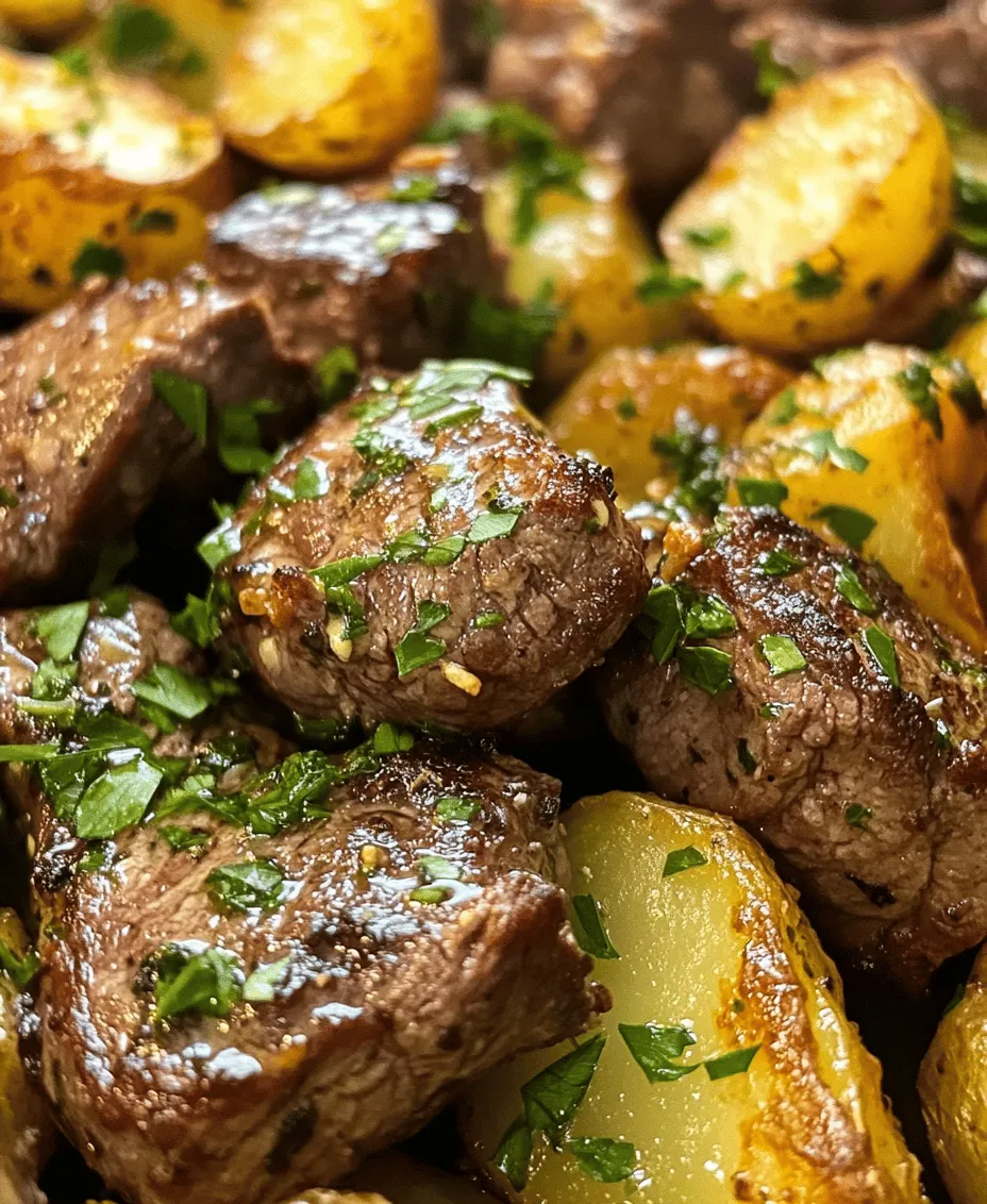 If you're looking for a dish that combines rich flavors, hearty ingredients, and quick preparation, Garlic Butter Steak Bites and Potatoes is your answer. This delightful recipe encapsulates everything we crave in comfort food while still being easy enough to whip up on a busy weeknight. With its tender steak bites, crispy roasted potatoes, and aromatic garlic butter sauce, this dish is perfect for those who appreciate a satisfying meal without spending hours in the kitchen.