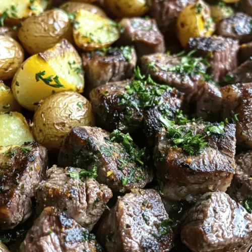 If you're looking for a dish that combines rich flavors, hearty ingredients, and quick preparation, Garlic Butter Steak Bites and Potatoes is your answer. This delightful recipe encapsulates everything we crave in comfort food while still being easy enough to whip up on a busy weeknight. With its tender steak bites, crispy roasted potatoes, and aromatic garlic butter sauce, this dish is perfect for those who appreciate a satisfying meal without spending hours in the kitchen.