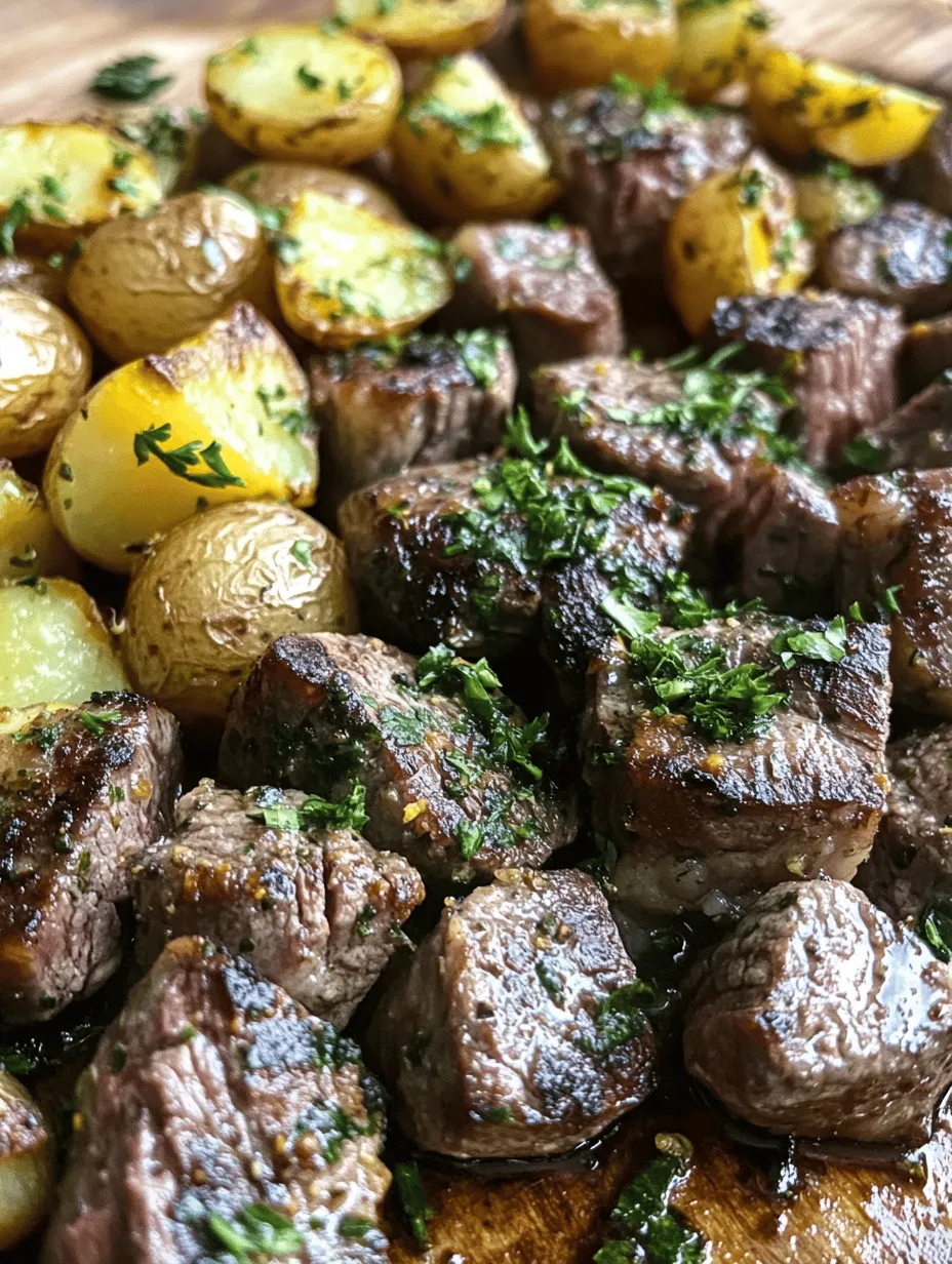 If you're looking for a dish that combines rich flavors, hearty ingredients, and quick preparation, Garlic Butter Steak Bites and Potatoes is your answer. This delightful recipe encapsulates everything we crave in comfort food while still being easy enough to whip up on a busy weeknight. With its tender steak bites, crispy roasted potatoes, and aromatic garlic butter sauce, this dish is perfect for those who appreciate a satisfying meal without spending hours in the kitchen.
