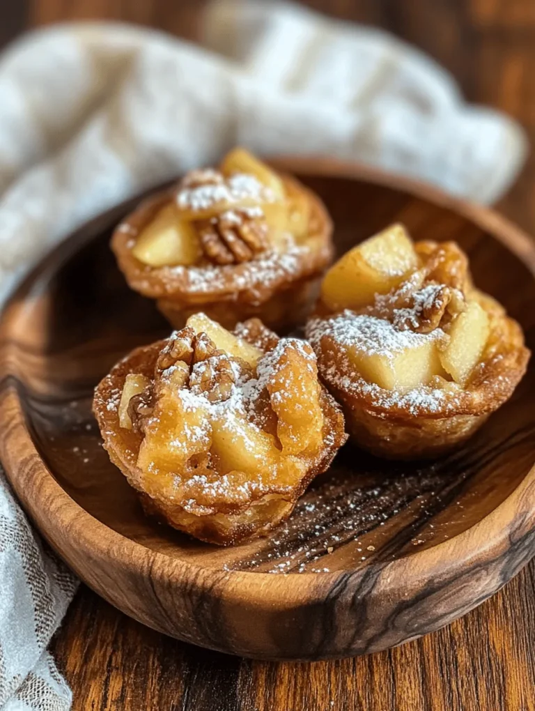 Apple fritters have long been cherished as a classic treat that brings together the comforting flavors of warm apples and fragrant spices, all enveloped in a sweet, fried dough. Their golden, crispy exterior and soft, gooey center create a delightful contrast that makes them irresistible to many. However, traditional apple fritters can sometimes be a bit cumbersome to make and enjoy, particularly when it comes to serving them at gatherings or casual get-togethers. Enter Mini Apple Fritter Bites—a fun, bite-sized version of the beloved apple fritter that allows you to experience all the flavors you love, without the fuss of traditional preparation.