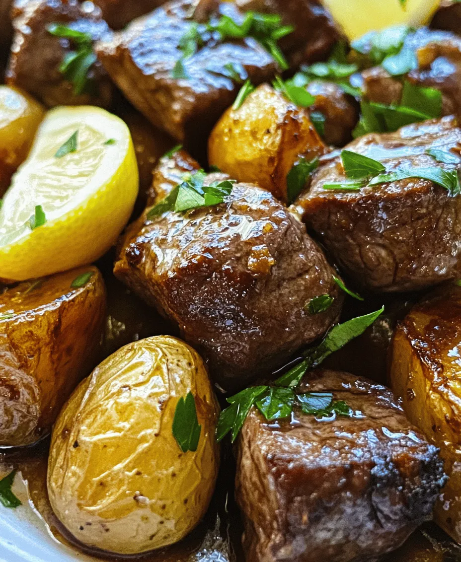 When it comes to comfort food that also impresses, few dishes can rival the rich, satisfying flavors of Garlic Butter Steak Bites and Potatoes. This recipe encapsulates the essence of a cozy dinner while adding a touch of sophistication that makes it suitable for any occasion. Imagine tender pieces of steak, perfectly seared and coated in a luscious garlic butter sauce, paired with crispy, golden-brown baby potatoes. This dish is not only a feast for the taste buds but a visual delight as well.