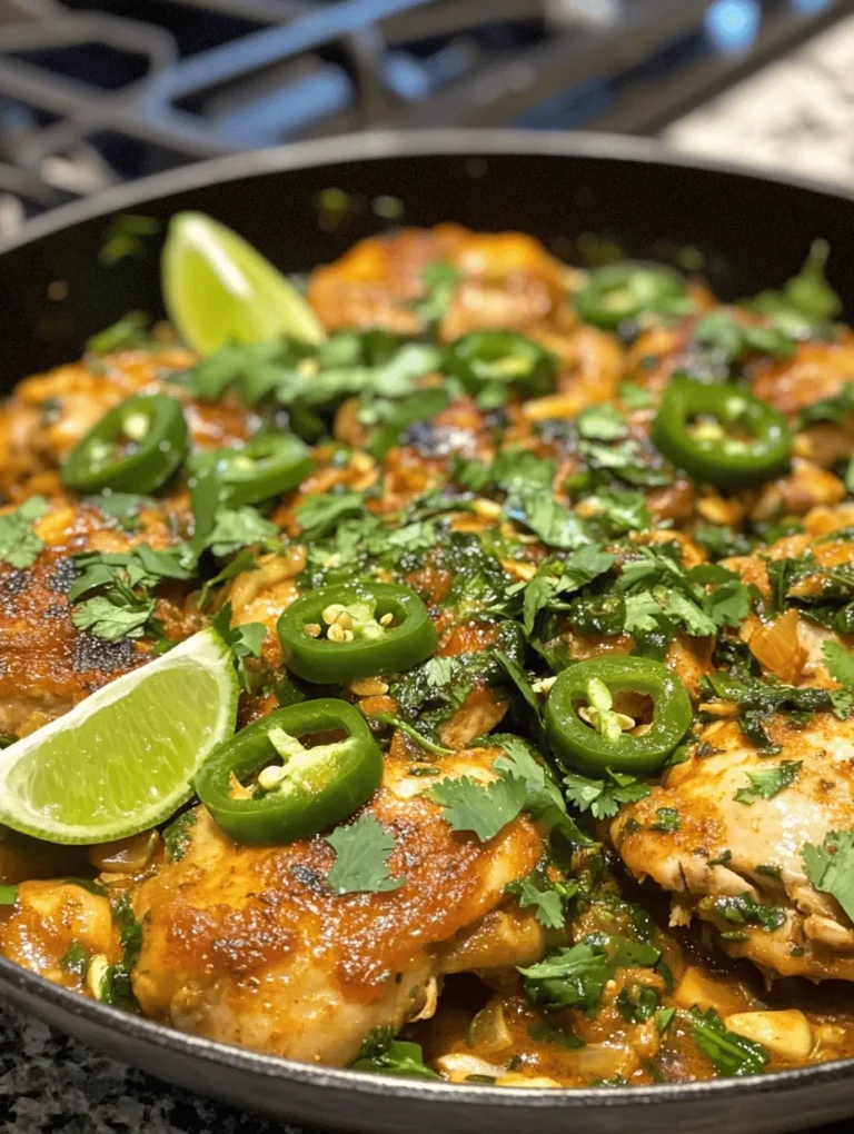 If you're a fan of bold flavors and a little kick in your meals, then the Spicy Jalapeno Chicken is a dish crafted just for you. This vibrant recipe combines tender chicken thighs with the fiery zing of fresh jalapenos, creating a culinary experience that tantalizes the taste buds and leaves a lasting impression. Perfect for spice lovers, this dish not only satisfies your craving for heat but also showcases a versatility that makes it suitable for various occasions, whether it’s a casual weeknight dinner, a festive gathering, or even a backyard barbecue.