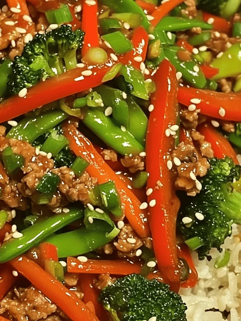 Stir fry dishes have long held a special place in the hearts and kitchens of food lovers worldwide. Their unique ability to combine vibrant ingredients with a quick cooking method makes them a staple for busy home cooks and culinary enthusiasts alike. Among these delightful options, the Ground Turkey Teriyaki Stir Fry stands out as a particularly appealing choice. Not only is it a healthy option, but it also promises a burst of flavor that will excite your taste buds and add variety to your weekly meal rotation.