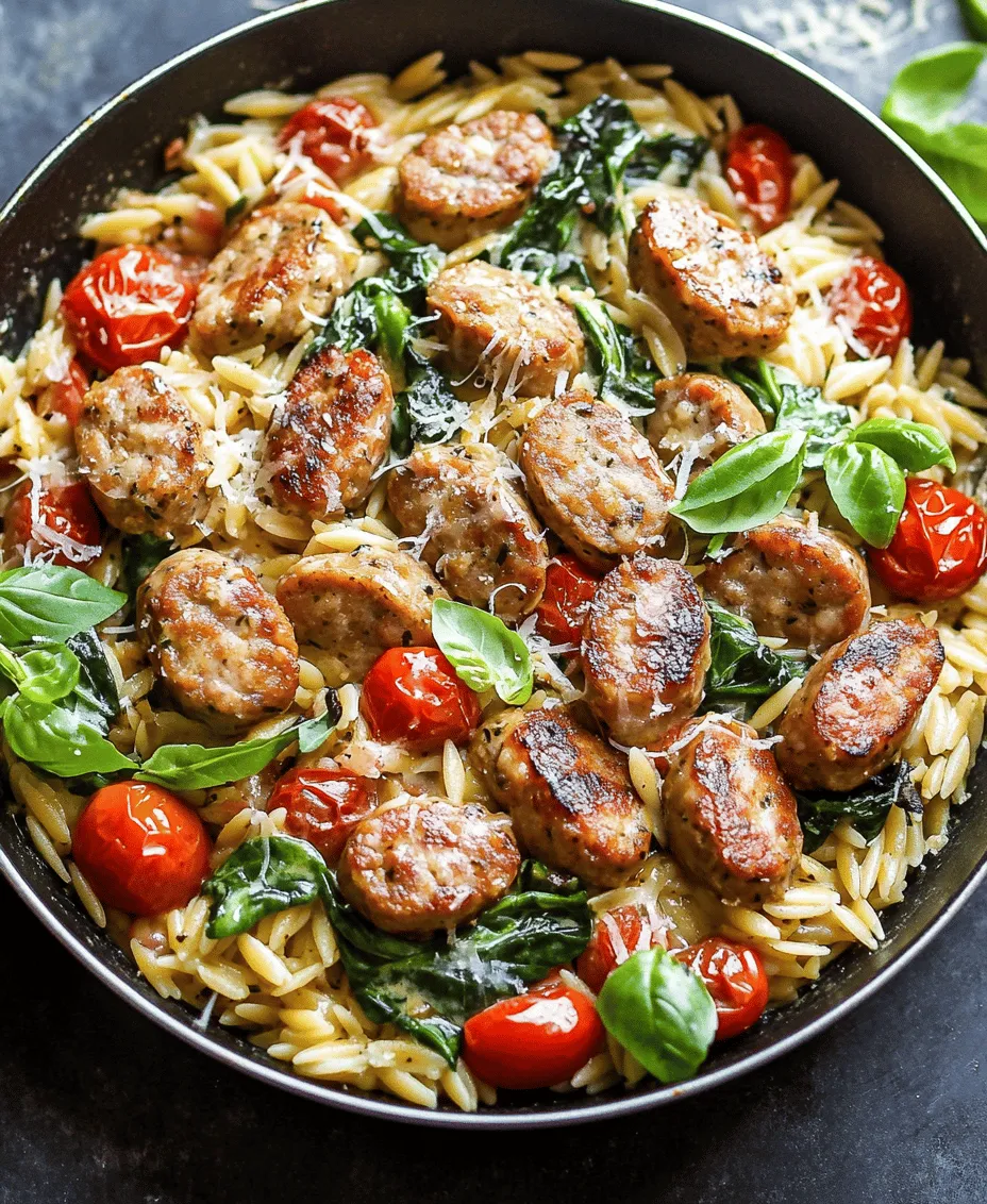 When it comes to weeknight dinners, simplicity and flavor are key. Enter the Creamy Chicken Sausage Orzo Skillet—a dish that not only embodies comfort food but also promises to be a breeze to prepare. This one-pan meal is a delightful fusion of hearty ingredients, all coming together to create a delicious symphony of flavors and textures. The creamy sauce envelops the tender chicken sausage and orzo pasta, making each bite satisfying and rich without being overwhelming.