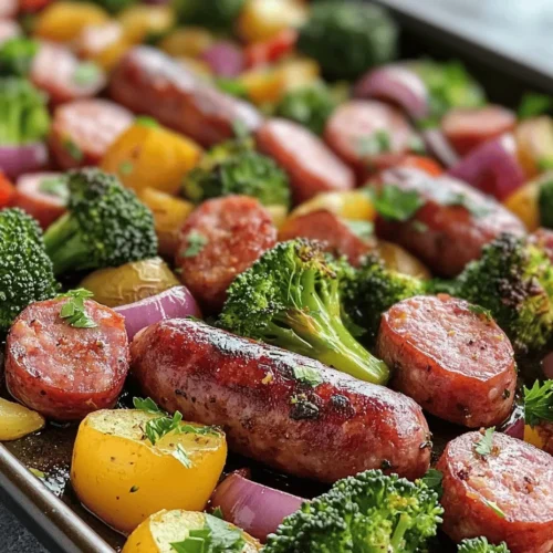 In the fast-paced world we live in, finding healthy and delicious meals that can be prepared quickly is essential. The Sheet Pan Sausage and Veggies Delight is a perfect solution for busy weeknights, offering a savory combination of smoked sausage and colorful vegetables that are not only tasty but also nutritious. This one-pan meal simplifies the cooking process while maximizing flavor and minimizing cleanup. In this article, we will explore the recipe in detail, its health benefits, tips for customization, and how to make the most of your meal prep.