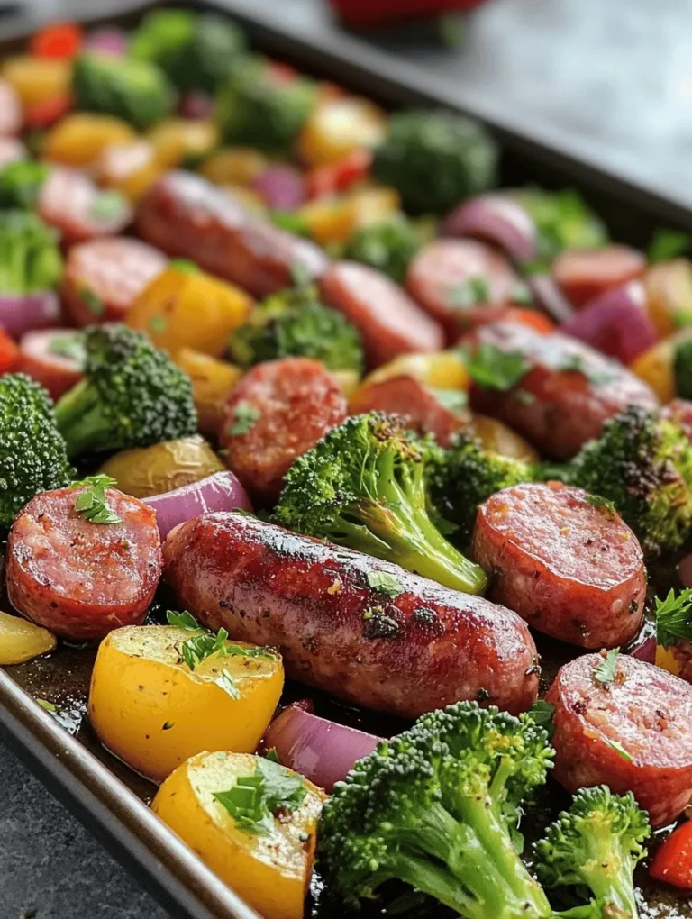 In the fast-paced world we live in, finding healthy and delicious meals that can be prepared quickly is essential. The Sheet Pan Sausage and Veggies Delight is a perfect solution for busy weeknights, offering a savory combination of smoked sausage and colorful vegetables that are not only tasty but also nutritious. This one-pan meal simplifies the cooking process while maximizing flavor and minimizing cleanup. In this article, we will explore the recipe in detail, its health benefits, tips for customization, and how to make the most of your meal prep.