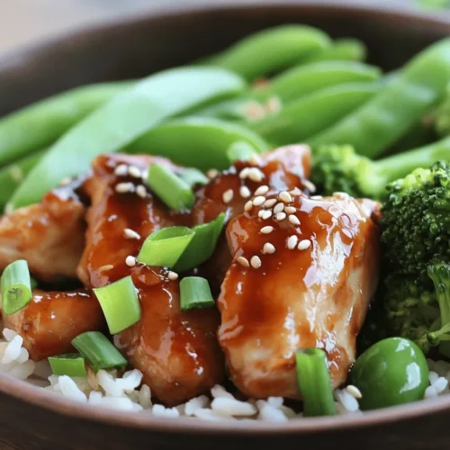 Sticky Chicken Rice Bowls are the epitome of comfort food, bringing together a harmonious blend of savory, sweet, and umami flavors that tantalize the taste buds. This dish is not only delicious but also incredibly satisfying, making it an excellent choice for family dinners, meal prep, or a cozy solo meal. The recipe showcases tender, juicy chicken thighs glazed with a sticky sauce, served over fluffy jasmine rice, and garnished with fresh vegetables and herbs, creating a colorful and flavorful bowl that appeals to everyone.