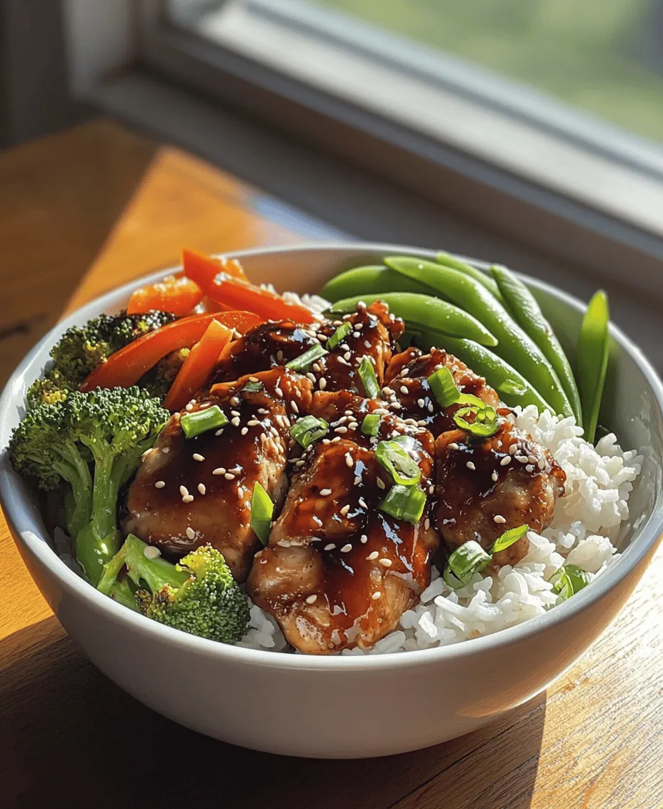 The Sweet & Savory Teriyaki Chicken Rice Bowl is a delightful culinary creation that beautifully combines vibrant flavors and textures into a single satisfying dish. Originating from Japan, teriyaki chicken has transcended its cultural boundaries, becoming a beloved staple in various cuisines around the world. This dish celebrates the harmonious balance between sweet and savory elements, making it a hit among both adults and children.