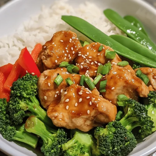 The Sweet & Savory Teriyaki Chicken Rice Bowl is a delightful culinary creation that beautifully combines vibrant flavors and textures into a single satisfying dish. Originating from Japan, teriyaki chicken has transcended its cultural boundaries, becoming a beloved staple in various cuisines around the world. This dish celebrates the harmonious balance between sweet and savory elements, making it a hit among both adults and children.