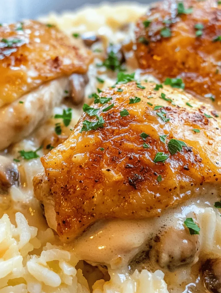 Every great dish begins with quality ingredients, and Creamy Smothered Chicken and Rice is no exception. Each component plays a vital role in developing the dish's overall flavor and texture, making it imperative to understand their significance.