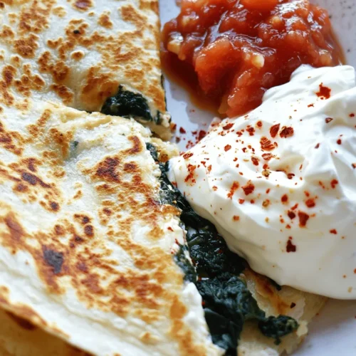 Are you in search of a delicious and nutritious meal that is both satisfying and easy to prepare? Look no further than the Spinach & Feta Fiesta Quesadillas! This delightful dish brings together the vibrant flavors of sautéed spinach and the tangy goodness of feta cheese, wrapped in a perfectly toasted tortilla. Whether you’re looking for a quick lunch, a light dinner, or a crowd-pleasing appetizer, these quesadillas are sure to impress.