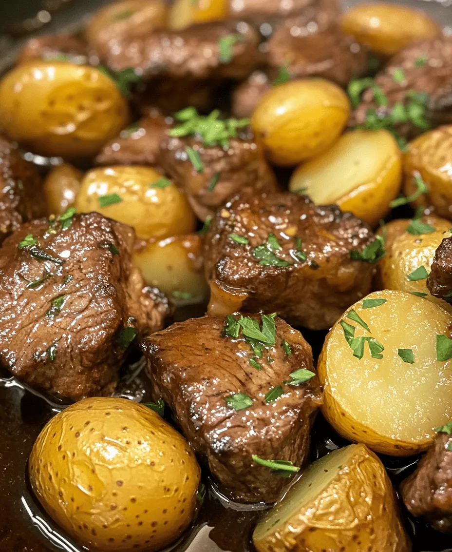 In the world of home cooking, few meals can rival the convenience and satisfaction of a one-pan dish. Enter the Sizzling Garlic Butter Steak & Potatoes Skillet, a culinary masterpiece that marries hearty steak with tender potatoes in a buttery, garlicky sauce. This dish not only saves time but also delivers an explosion of flavors that are sure to tantalize your taste buds. Whether you're navigating a busy weeknight or planning a special family gathering, this skillet meal strikes the perfect balance between protein and carbohydrates, making it a versatile and appealing choice for any occasion.