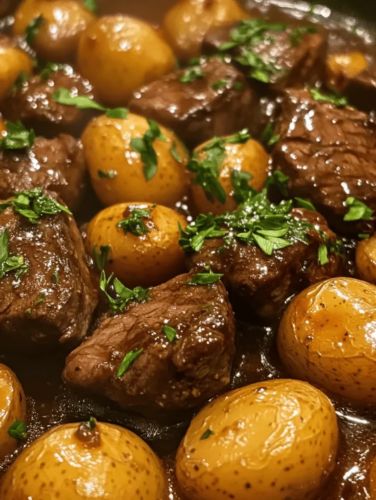 In the world of home cooking, few meals can rival the convenience and satisfaction of a one-pan dish. Enter the Sizzling Garlic Butter Steak & Potatoes Skillet, a culinary masterpiece that marries hearty steak with tender potatoes in a buttery, garlicky sauce. This dish not only saves time but also delivers an explosion of flavors that are sure to tantalize your taste buds. Whether you're navigating a busy weeknight or planning a special family gathering, this skillet meal strikes the perfect balance between protein and carbohydrates, making it a versatile and appealing choice for any occasion.