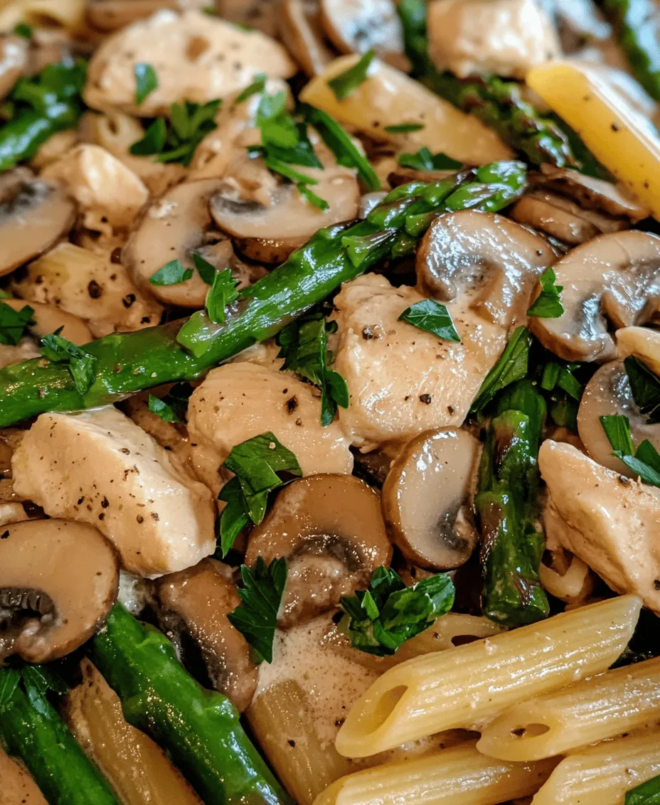 When it comes to comfort food, few dishes evoke as much warmth and satisfaction as a creamy pasta dish. The allure of a well-prepared creamy mushroom and asparagus chicken penne lies not just in its rich flavors but also in its nostalgic ability to bring people together around the dinner table. The combination of tender chicken, earthy mushrooms, vibrant asparagus, and al dente penne pasta creates a meal that is both hearty and indulgent, making it a favorite for family dinners and special occasions alike.