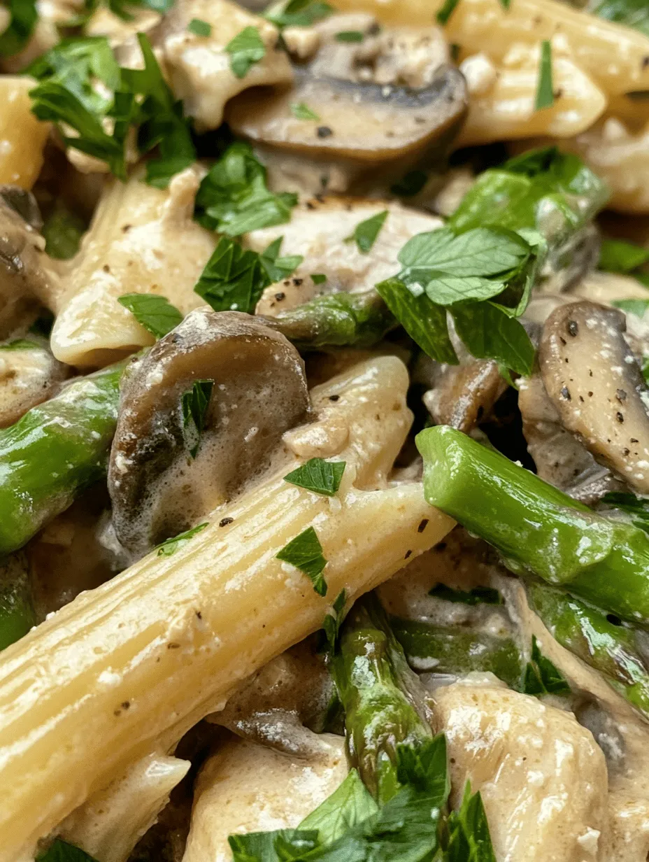 When it comes to comfort food, few dishes evoke as much warmth and satisfaction as a creamy pasta dish. The allure of a well-prepared creamy mushroom and asparagus chicken penne lies not just in its rich flavors but also in its nostalgic ability to bring people together around the dinner table. The combination of tender chicken, earthy mushrooms, vibrant asparagus, and al dente penne pasta creates a meal that is both hearty and indulgent, making it a favorite for family dinners and special occasions alike.