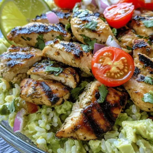 If you're searching for a recipe that perfectly balances flavor, nutrition, and visual appeal, look no further than the Honey Lime Chicken & Avocado Rice Stack. This dish tantalizes the taste buds with its unique combination of sweet, tangy, and creamy elements, making it a delightful addition to any meal. The honey-lime marinade infuses the chicken with a vibrant flavor profile, while the creamy avocado and fluffy rice create a satisfying base that complements the main protein beautifully. Whether you're hosting a dinner party or simply looking to elevate your weeknight meals, this recipe is sure to impress.