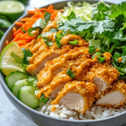 If you're in the mood for a meal that perfectly balances flavor, texture, and nutrition, look no further than the Bang Bang Chicken Bowl. This dish has gained immense popularity for its deliciously crispy chicken, vibrant assortment of fresh vegetables, and a tantalizing sauce that brings it all together. Whether you're looking for a quick weeknight dinner or a meal prep option for the week ahead, the Bang Bang Chicken Bowl checks all the boxes.