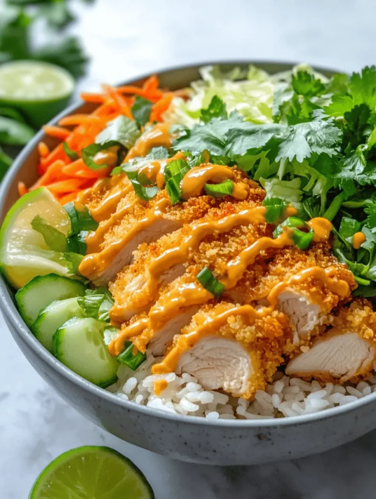 If you're in the mood for a meal that perfectly balances flavor, texture, and nutrition, look no further than the Bang Bang Chicken Bowl. This dish has gained immense popularity for its deliciously crispy chicken, vibrant assortment of fresh vegetables, and a tantalizing sauce that brings it all together. Whether you're looking for a quick weeknight dinner or a meal prep option for the week ahead, the Bang Bang Chicken Bowl checks all the boxes.
