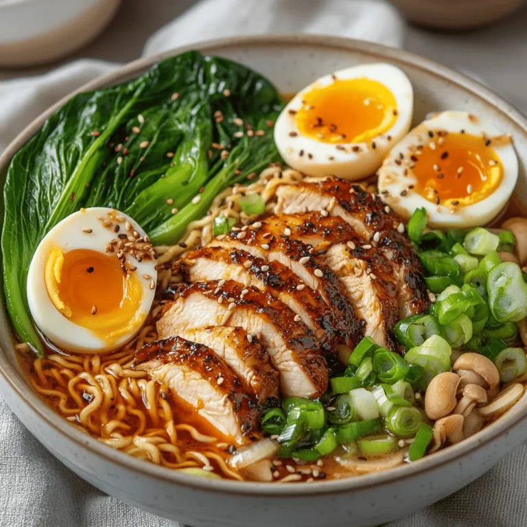 Ramen has surged in popularity across the globe, becoming a beloved dish in both casual dining and gourmet restaurants alike. Its versatility allows for endless variations, catering to diverse palates. From traditional Shoyu and Miso to innovative fusion recipes, ramen captures the hearts (and stomachs) of food lovers everywhere. Today, we're taking a classic bowl of ramen and adding a bold twist that will excite your taste buds: Fiery Chicken Ramen with Creamy Garlic Sauce.