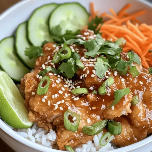 The Bang Bang Chicken Bowl is a delightful culinary creation that has captured the hearts and palates of food lovers around the world. This dish beautifully marries the rich, savory flavors of crispy chicken with the refreshing crunch of fresh vegetables, all harmoniously intertwined with a zesty sauce that adds a kick of spice. It's no surprise that bowls featuring Asian-inspired ingredients have surged in popularity recently, as they not only provide a satisfying meal but also offer a canvas for creativity and personalization. With the ability to cater to diverse dietary preferences, Bang Bang Chicken Bowls have become a go-to choice for both home cooks and restaurant menus alike.