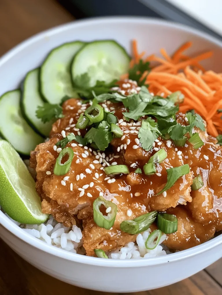 The Bang Bang Chicken Bowl is a delightful culinary creation that has captured the hearts and palates of food lovers around the world. This dish beautifully marries the rich, savory flavors of crispy chicken with the refreshing crunch of fresh vegetables, all harmoniously intertwined with a zesty sauce that adds a kick of spice. It's no surprise that bowls featuring Asian-inspired ingredients have surged in popularity recently, as they not only provide a satisfying meal but also offer a canvas for creativity and personalization. With the ability to cater to diverse dietary preferences, Bang Bang Chicken Bowls have become a go-to choice for both home cooks and restaurant menus alike.