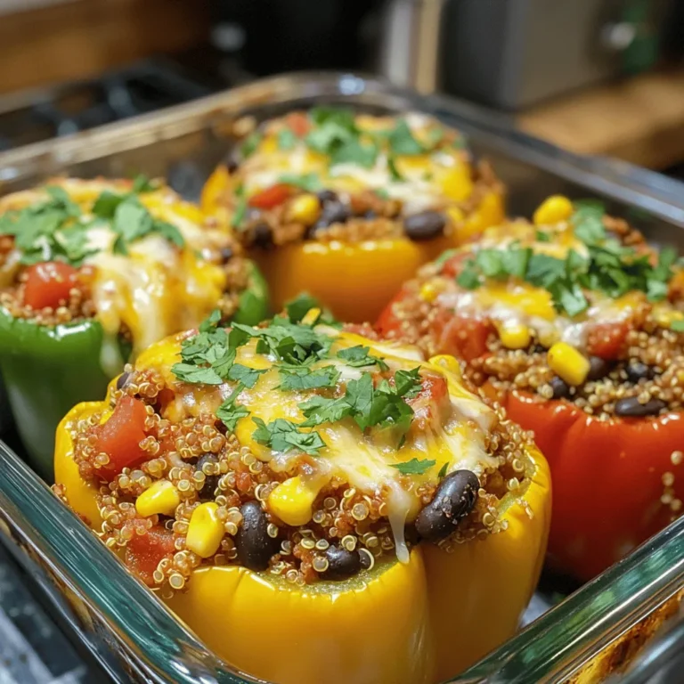 Are you looking for a dish that’s not only visually appealing but also bursting with flavor and nutrition? Look no further than Vibrant Veggie Stuffed Bell Peppers. This delightful recipe brings together a medley of colorful bell peppers packed to the brim with a nutritious filling, making it a perfect option for both weeknight dinners and special occasions.