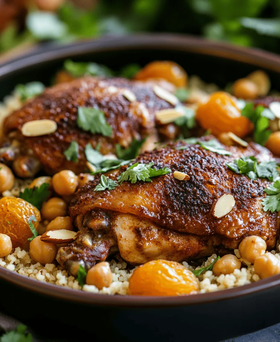 In the world of culinary adventures, few cuisines can rival the bold and intricate flavors of Moroccan cooking. From the bustling souks of Marrakech to the serene landscapes of the Atlas Mountains, Moroccan cuisine is a vibrant and aromatic celebration of culture, history, and tradition. This article will guide you through a delightful recipe for Moroccan Spiced Chicken, a dish that encapsulates the essence of North African spices and ingredients. With succulent chicken thighs marinated in a blend of aromatic spices, complemented by sweet apricots and hearty chickpeas, this meal is not only delicious but also a celebration of cultural heritage. Whether you are looking to impress guests or simply treat yourself to a flavorful dinner, this Moroccan Spiced Chicken recipe is sure to satisfy.