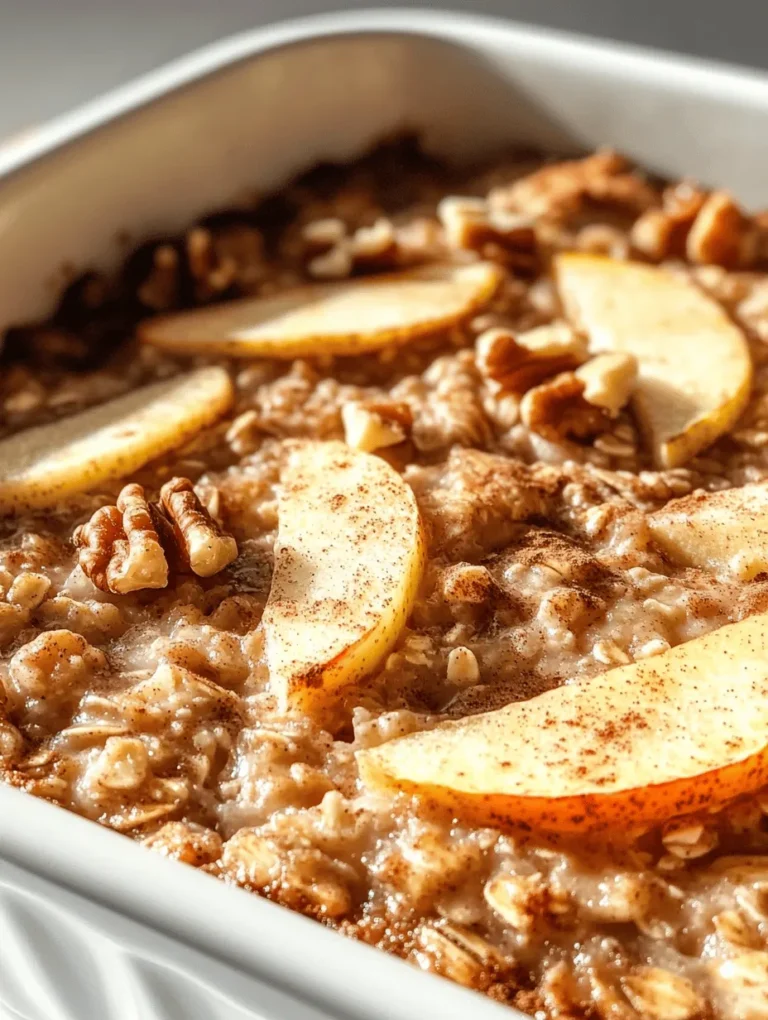 In a world where breakfast often falls victim to convenience, the pursuit of nutritious and delicious morning meals has never been more crucial. The significance of starting your day with wholesome foods cannot be overstated. A healthy breakfast sets the tone for the day ahead, providing your body with essential nutrients and sustained energy to tackle whatever comes your way. Today, we're diving into a delightful recipe that embodies this philosophy: the Irresistible Healthy Apple Oatmeal Breakfast Bake.