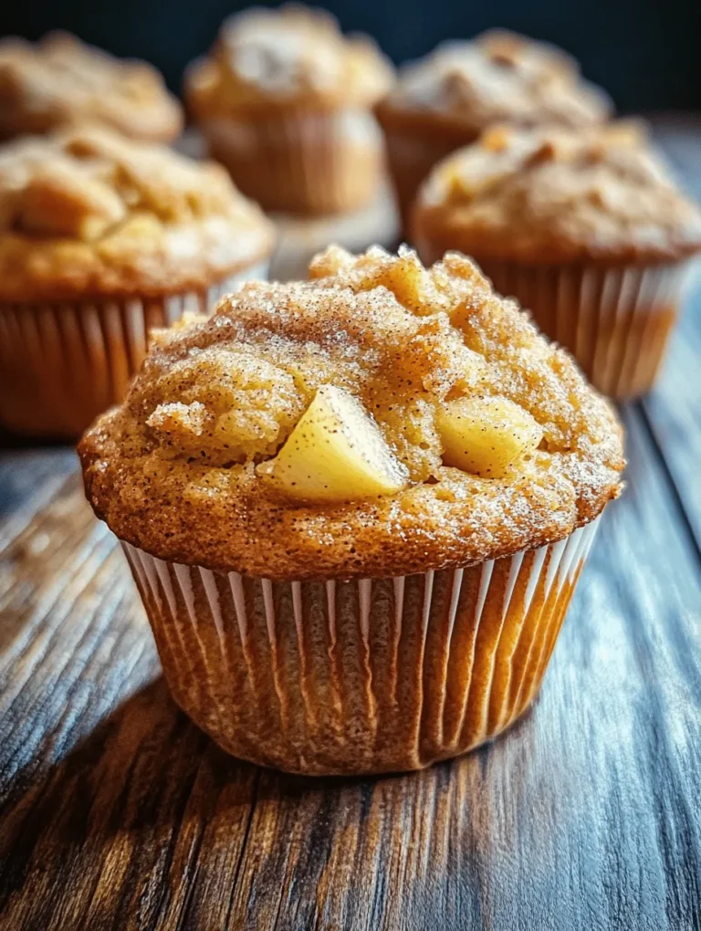 In the realm of comfort food, few recipes evoke the warm, inviting aroma of freshly baked goods quite like homemade apple cinnamon muffins. These Irresistible Moist Apple Cinnamon Muffins are designed to bring joy to your kitchen and delight to your taste buds. The symphony of flavors created by the sweetness of tender apples harmoniously blending with the warm spices of cinnamon and nutmeg makes these muffins a staple for any occasion. Whether it's a cozy breakfast, an afternoon snack, or a festive brunch gathering with friends and family, these muffins are sure to become a beloved recipe in your culinary repertoire.