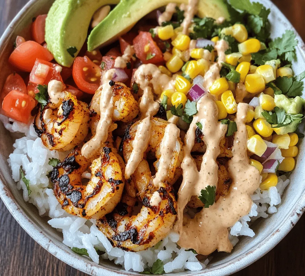 In recent years, grilled shrimp bowls have taken the culinary world by storm, captivating food lovers with their vibrant flavors and healthful ingredients. The Grilled Shrimp Bowl with Avocado, Corn Salsa, and Creamy Garlic Sauce is not just a feast for the eyes but also a delightful experience for the palate. This dish brings together perfectly grilled shrimp tossed with a refreshing corn salsa and creamy garlic sauce, all served over a bed of nutritious greens or grains. Whether you're hosting a family dinner, prepping meals for the week, or simply craving something delicious, this bowl is the perfect solution.
