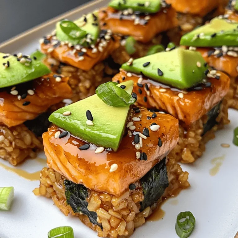 Salmon Crispy Rice Delight is a culinary gem that beautifully marries the rich, buttery flavor of fresh salmon with the delightful crunch of perfectly fried sushi rice. This innovative dish has gained popularity in recent years, particularly among food enthusiasts who appreciate the unique textures and flavors that come together in each bite. Whether you're hosting a casual get-together with friends or planning a more elegant dinner party, this dish is versatile enough to impress any crowd while offering a delightful twist on traditional sushi fare.