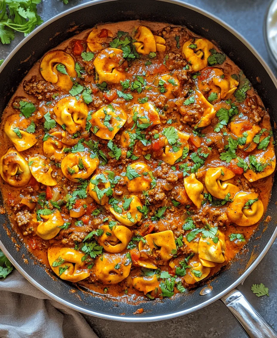 Welcome to a culinary delight that beautifully merges two beloved cuisines: Italian and Mexican. The Cheesy Beef Enchilada Tortellini is an innovative dish that offers the comforting warmth of traditional enchiladas combined with the rich, cheesy goodness of tortellini. This fusion creates a delightful meal that not only satisfies hunger but also excites the palate, making it a perfect addition to your family's dinner rotation.