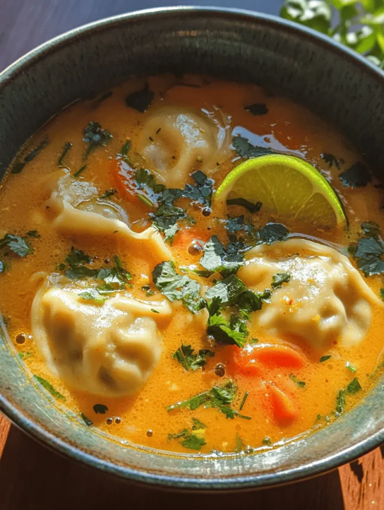 Curry and dumplings have long been celebrated in culinary traditions around the world, captivating taste buds and hearts alike. The allure of curry lies in its vibrant flavors and aromatic spices, while dumplings offer a delightful texture that complements a wide range of dishes. When combined in a comforting soup, these elements create a culinary masterpiece that warms both the body and soul. This Best Curry Dumpling Soup recipe brings together the rich, complex notes of curry with the soft chewiness of homemade dumplings, making it a perfect dish for any occasion—be it a cozy family dinner or a festive gathering.