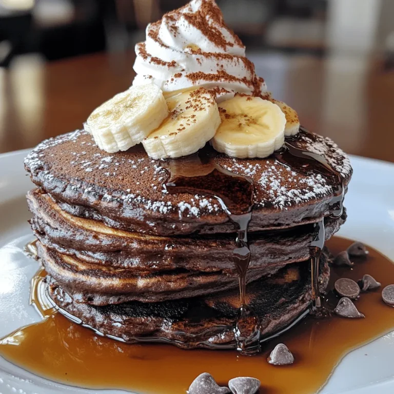 Pancakes have long been cherished as a breakfast staple across the globe, offering a perfect canvas for creativity and indulgence. The simplicity of pancakes allows them to be versatile, transforming from plain to extravagant with just a few added ingredients. Among the myriad variations, chocolate pancakes stand out, captivating breakfast lovers with their rich, indulgent flavor. Imagine sinking your fork into a stack of fluffy, chocolatey goodness, with each bite offering a delightful balance of sweetness and warmth.