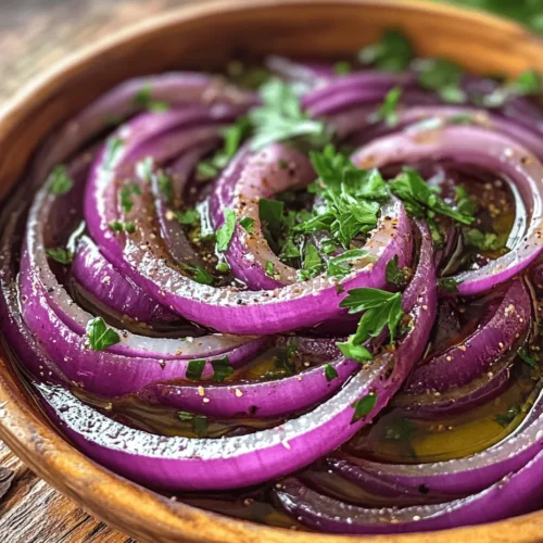 Zesty Sumac Onions are a vibrant and flavorful dish that perfectly embodies the essence of Middle Eastern cuisine. This recipe utilizes the tart and lemony flavor of sumac, a spice that has gained considerable popularity in recent years, thanks to the rising interest in diverse culinary traditions. As more people explore the rich flavors of Middle Eastern dishes, Zesty Sumac Onions have emerged as a standout option, providing a delightful taste experience that is both simple and refreshing.
