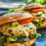 In recent years, chicken burgers have surged in popularity as a healthier alternative to traditional beef burgers. This culinary shift aligns with an increasing focus on nutritious eating without sacrificing flavor. One standout recipe that exemplifies this trend is the White Cheddar & Spinach Chicken Burger. This delectable dish not only combines lean protein from chicken with the vibrant freshness of spinach but also features the creamy richness of white cheddar cheese, creating a burger that is both satisfying and wholesome.