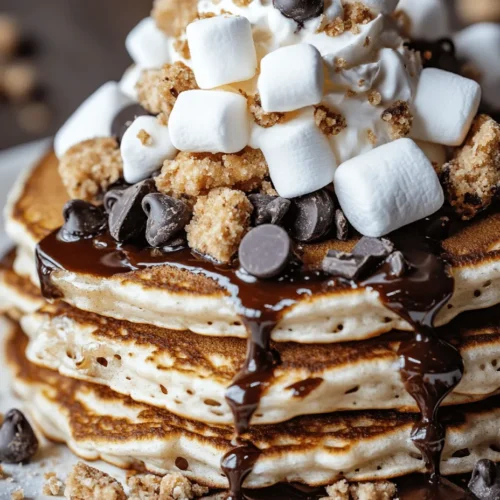 Imagine waking up to the tantalizing aroma of pancakes sizzling on the griddle, infused with the nostalgic flavors of a classic campfire treat. S’mores pancakes are not just a breakfast option; they are an indulgent experience that brings the warmth and joy of outdoor gatherings right to your kitchen table. These fluffy pancakes, layered with gooey marshmallows, rich chocolate, and crunchy graham crackers, turn an ordinary morning into a delightful celebration. Whether it's a family gathering, a cozy weekend brunch, or a special occasion, these s’mores pancakes have the power to bring smiles and satisfy sweet cravings.