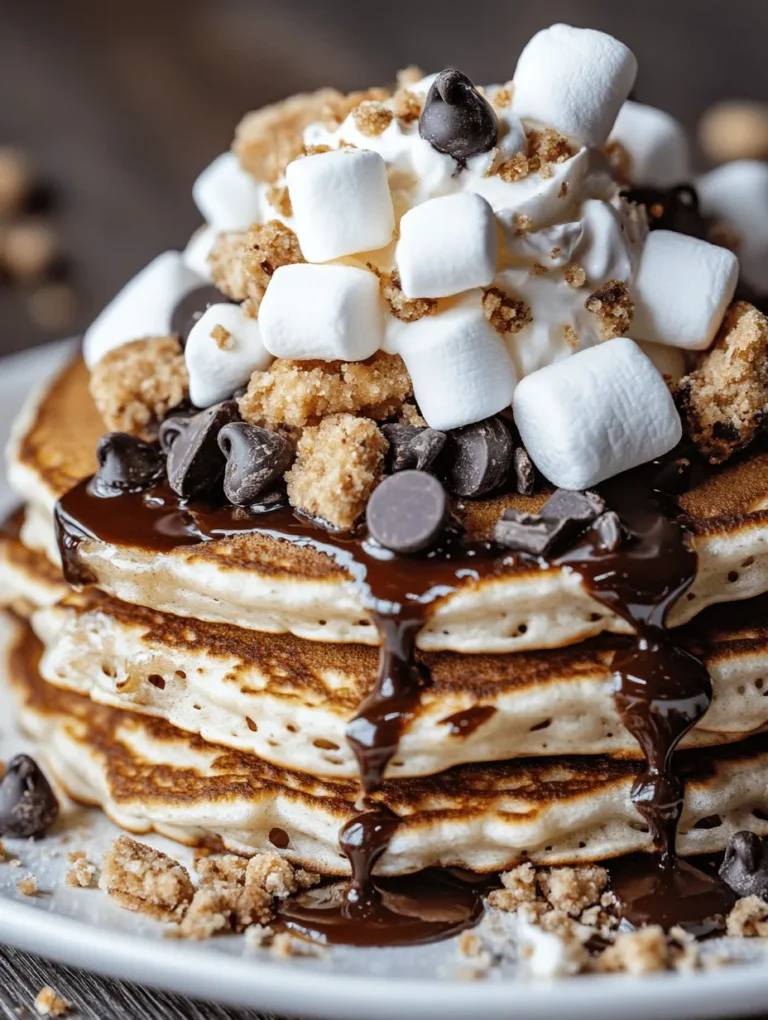 Imagine waking up to the tantalizing aroma of pancakes sizzling on the griddle, infused with the nostalgic flavors of a classic campfire treat. S’mores pancakes are not just a breakfast option; they are an indulgent experience that brings the warmth and joy of outdoor gatherings right to your kitchen table. These fluffy pancakes, layered with gooey marshmallows, rich chocolate, and crunchy graham crackers, turn an ordinary morning into a delightful celebration. Whether it's a family gathering, a cozy weekend brunch, or a special occasion, these s’mores pancakes have the power to bring smiles and satisfy sweet cravings.