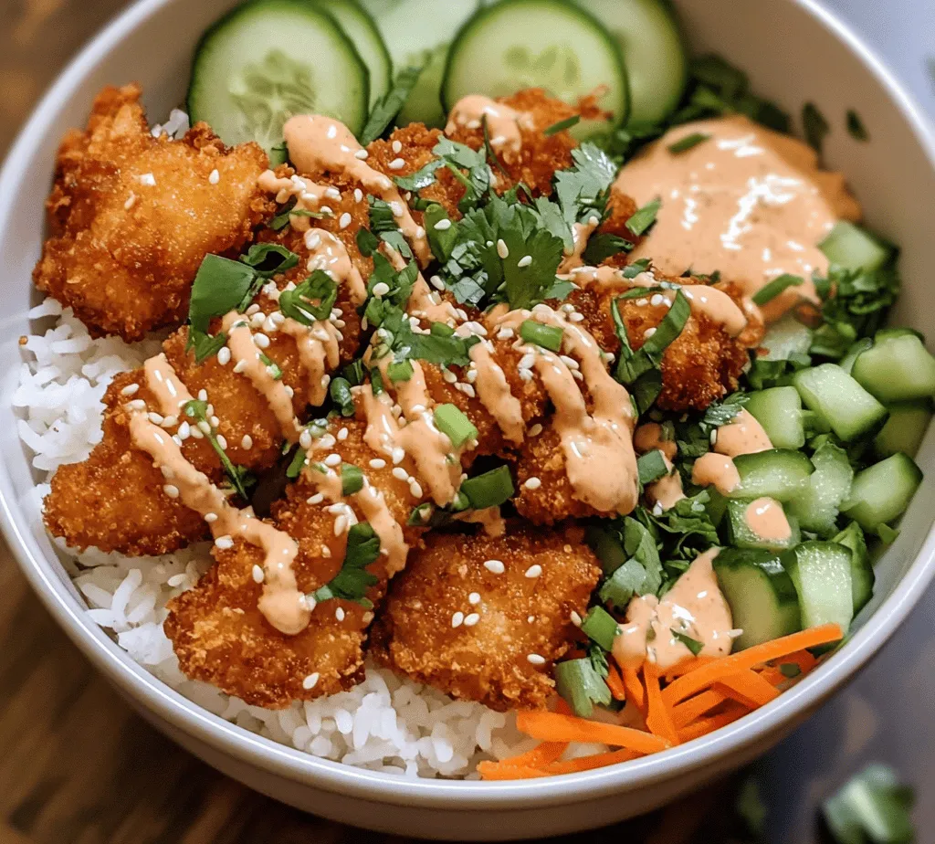 Food has an unparalleled power to transport us to different places and evoke feelings of comfort and joy, and few dishes embody this concept better than the Bang Bang Chicken Bowl. This delightful fusion of flavors combines crispy, tender chicken with an array of fresh vegetables, all brought together by a creamy, spicy sauce that tantalizes the taste buds. Originating from Asian-inspired cuisine, this dish has gained popularity for its vibrant presentation and satisfying taste, making it perfect for any meal occasion. Whether you are preparing a casual dinner for yourself or impressing guests at a gathering, the Bang Bang Chicken Bowl is sure to be a hit.