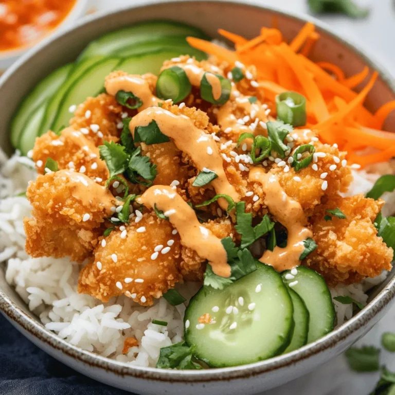 Food has an unparalleled power to transport us to different places and evoke feelings of comfort and joy, and few dishes embody this concept better than the Bang Bang Chicken Bowl. This delightful fusion of flavors combines crispy, tender chicken with an array of fresh vegetables, all brought together by a creamy, spicy sauce that tantalizes the taste buds. Originating from Asian-inspired cuisine, this dish has gained popularity for its vibrant presentation and satisfying taste, making it perfect for any meal occasion. Whether you are preparing a casual dinner for yourself or impressing guests at a gathering, the Bang Bang Chicken Bowl is sure to be a hit.